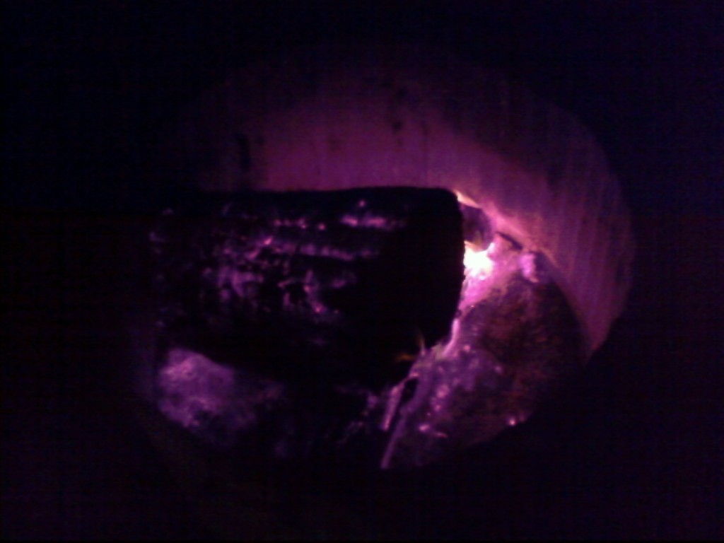 Late night campfire.