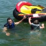 190 and Jamie bout to get in tube.