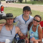 Jamie with Paul and  Aunt Tam.