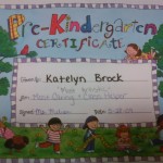 Certificate "Most Artistic" "Helpful" and ...