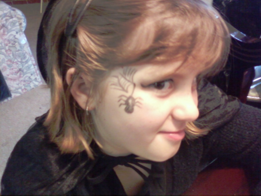 Jamie witch with Paint Spider.