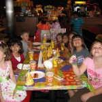 Birthday Crowd at Peter Piper Pizza.